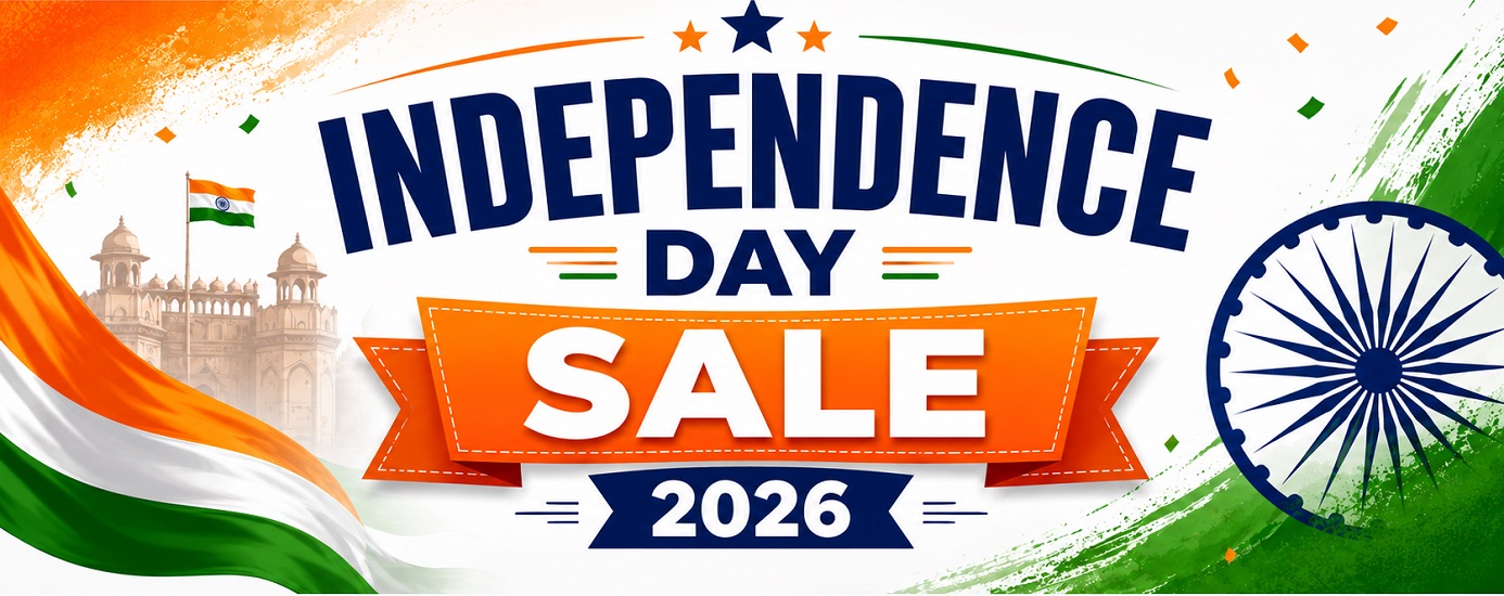 Independence Day Sale 2026 Banner